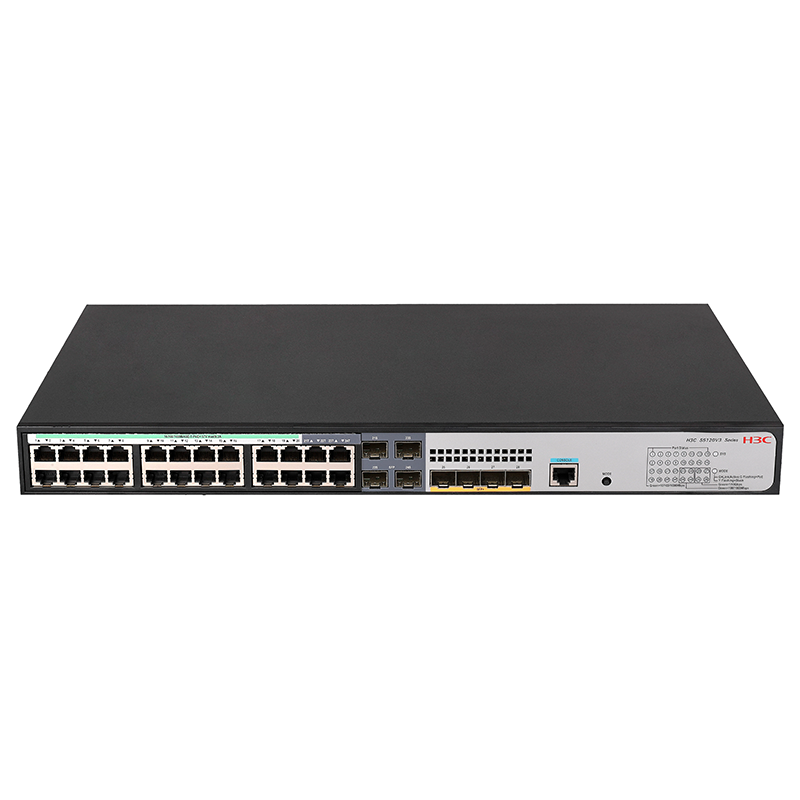 H3C S5120V3-28S-HPWR-LI 24个千兆电口+ 4个万兆上行光口 以太网交换机